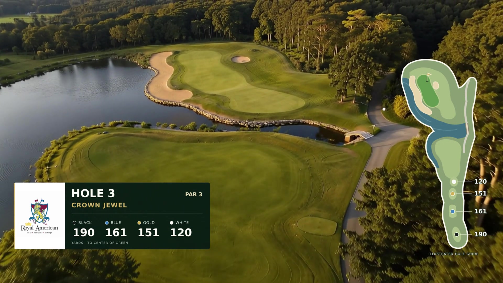 Royal American Links concept film frame